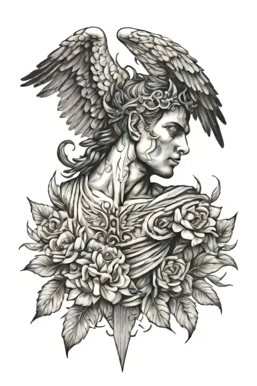 Icarus Fall And Grec Mithology Arm