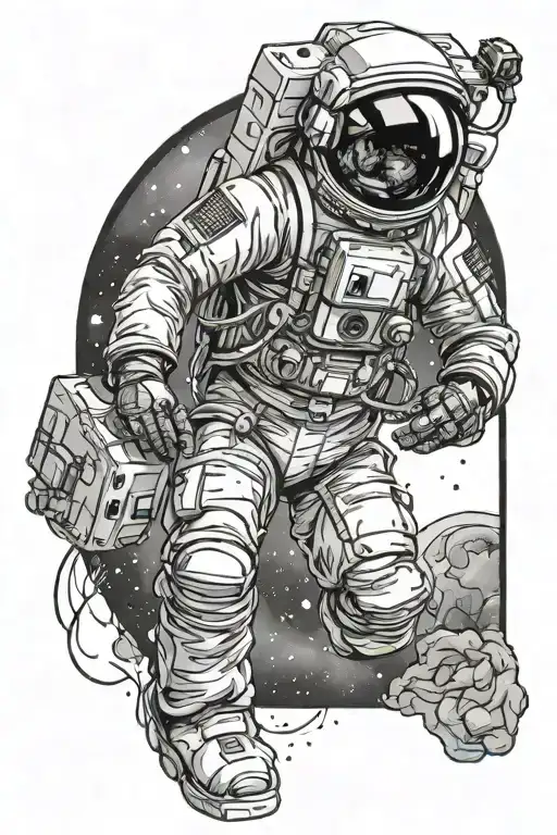 Astronaut In Space