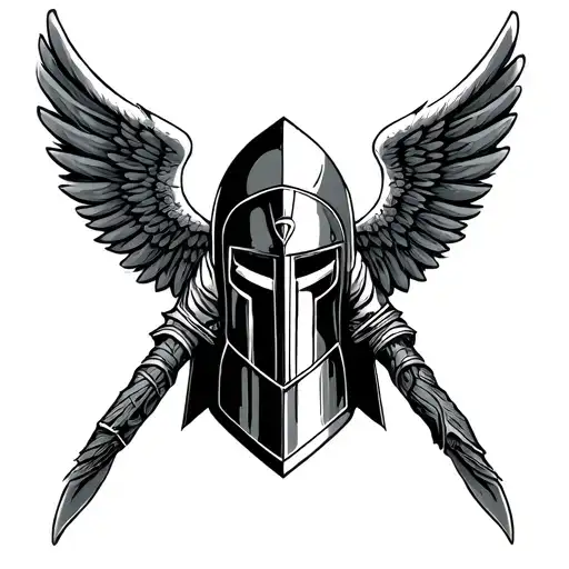 Forearm Spartan With Wings