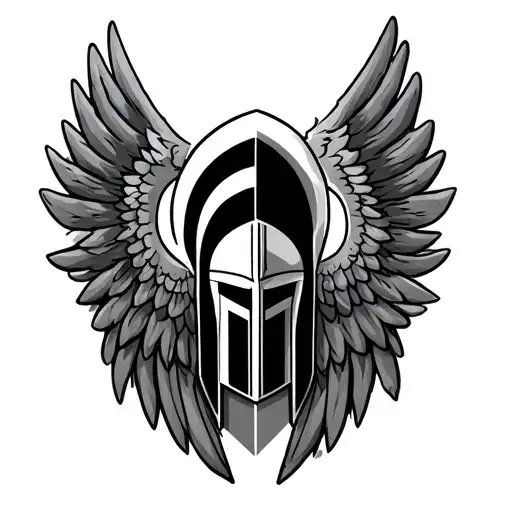 Forearm Spartan With Wings