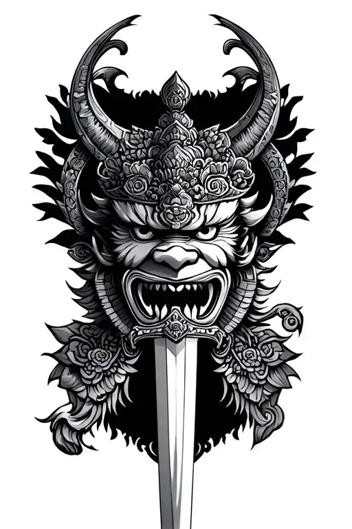 Barong Ragdah With Sword
