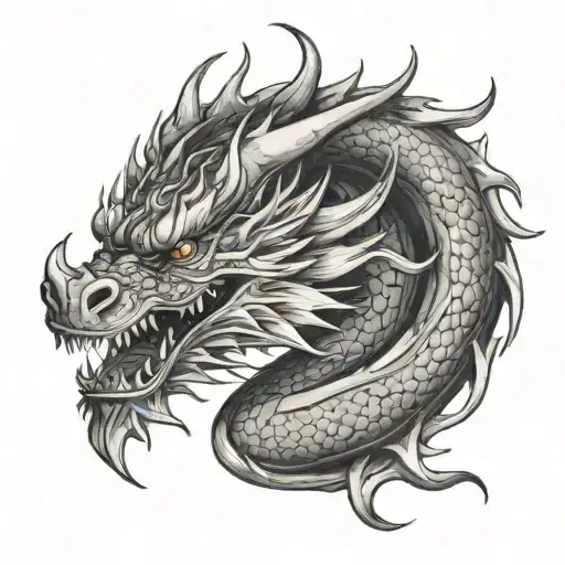 Dragon Easy Tattoo Flashes