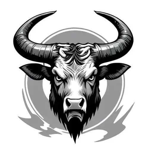 Angry Taurus Sign Bull