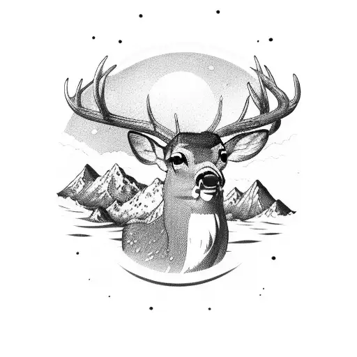 Pennsylvania Deer Fish Mountains