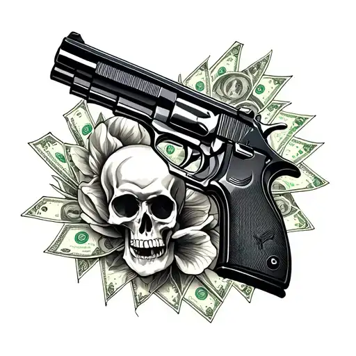 Money Death Love Family Gun