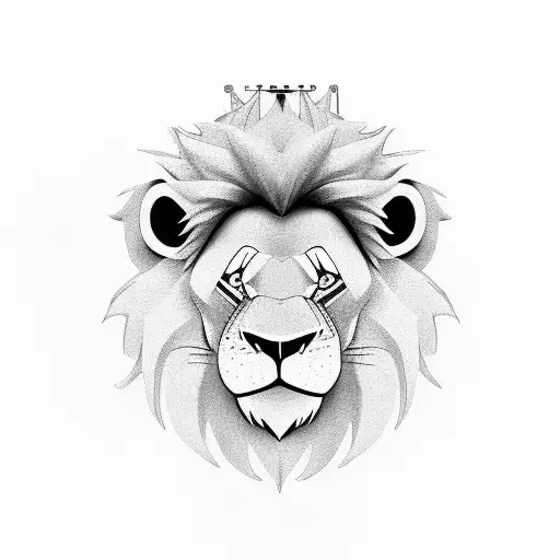 King Lion With A Time Piece