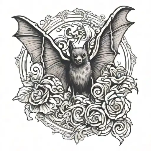 Bat With Wings