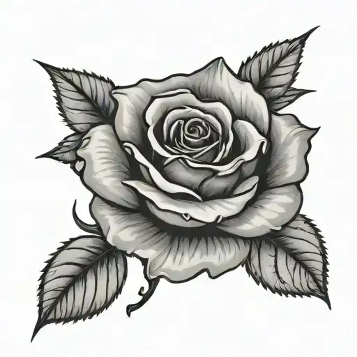 Rose With The Stem Having Fccla On It With Nhs 2024 Under It