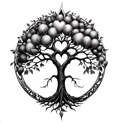 Tree Of Life With Heart