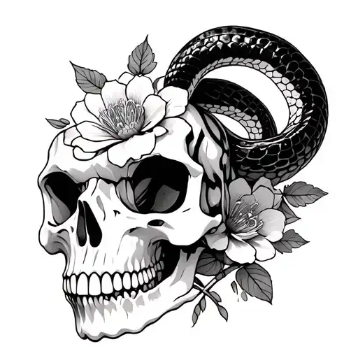 Snake Skull Flowers