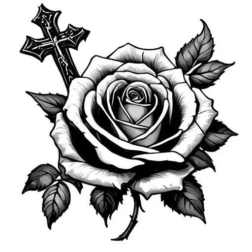 Rose And Cross