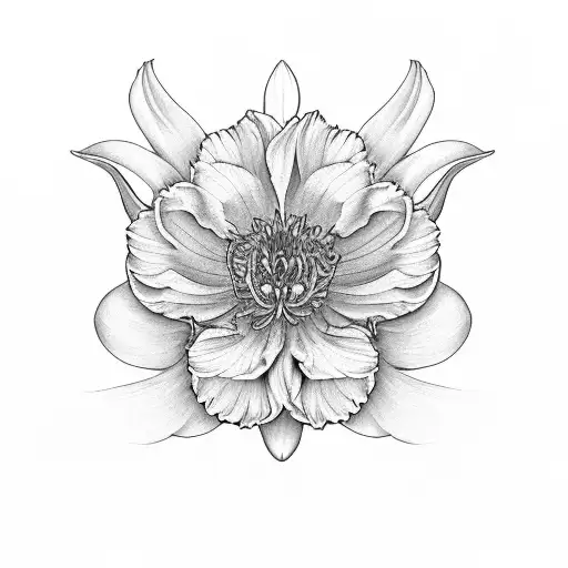 Daffodil Iris Carnation Chrysanthemum Aster Daliha Rose