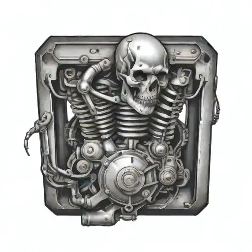 Engine Morphing Half Skeleton