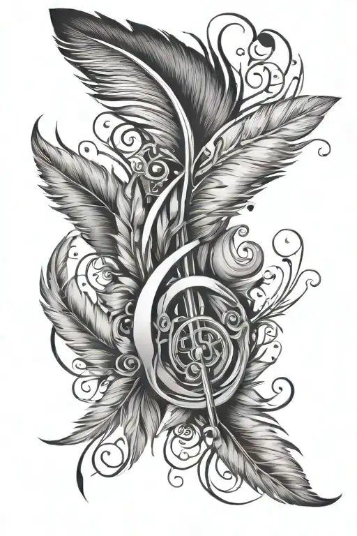 Music Peace Feather Transforming