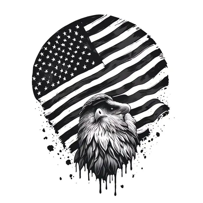 Distressed American Flag