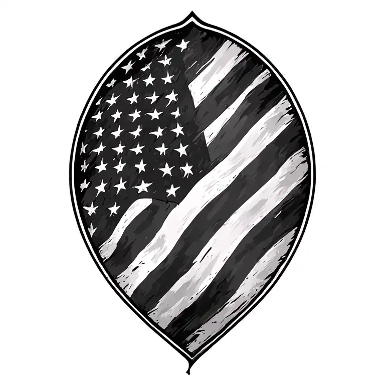 Distressed American Flag