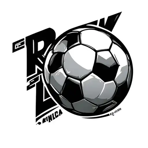 Rocky Name And Soccer Ball
