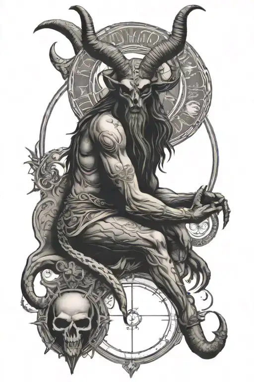 Baphomet And Moon Phases