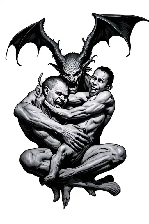 Man Held By Demon As Family Calls For Him In House