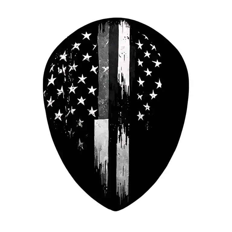 Distressed American Flag