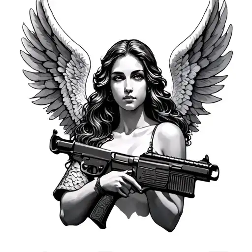 Angel With Uzi