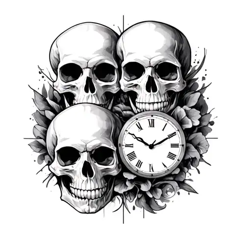Birth Clocks Skulls
