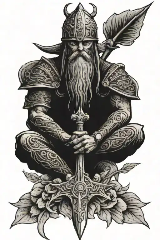Odin Spear Originating From Lotus