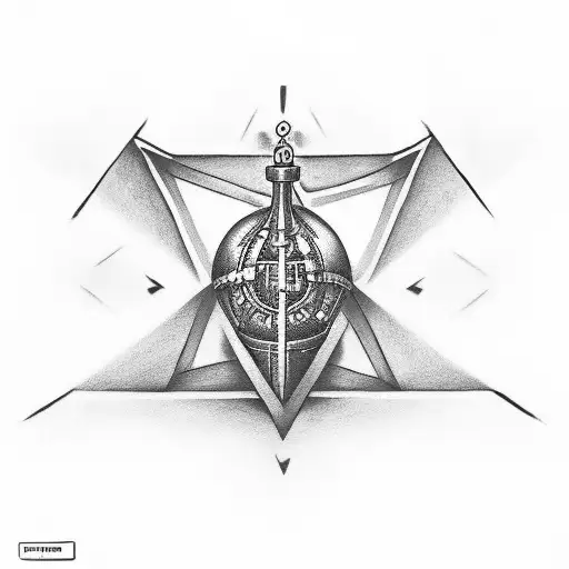 Incorporate Prison-related Symbols Into A Tattoo With A Dark And Mysterious Vibe