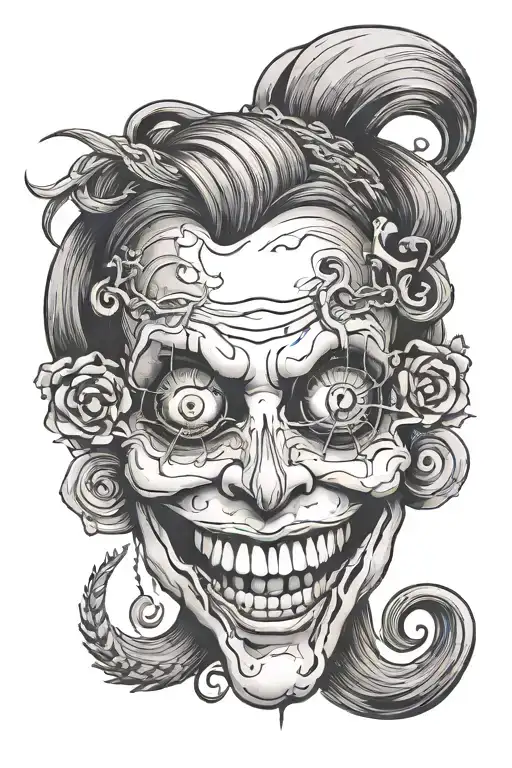 Creepy Smile Phonk Music Themed