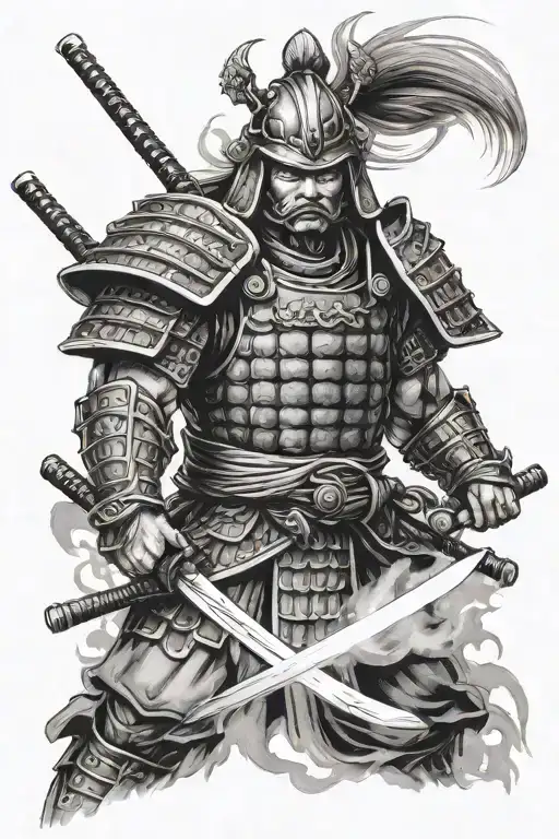Samurai Warrior Surrounded