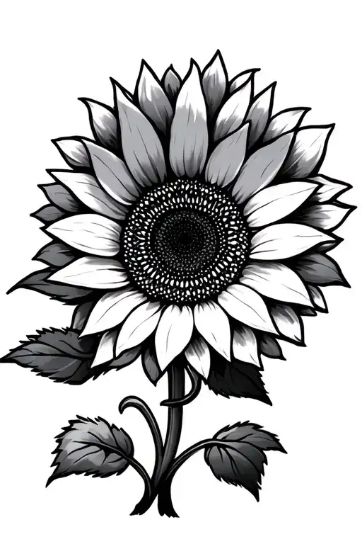 Mandala Sunflower Surrounded