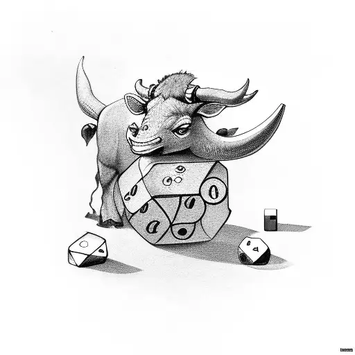 Minotaur With Dice