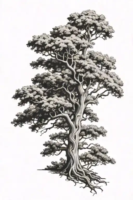 Tree Of Live Oak Tree