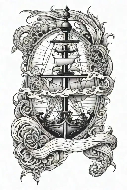 Nautical Arm Sleeve