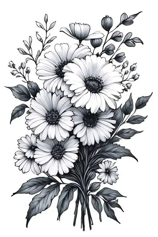 Birth Flower Bouquet