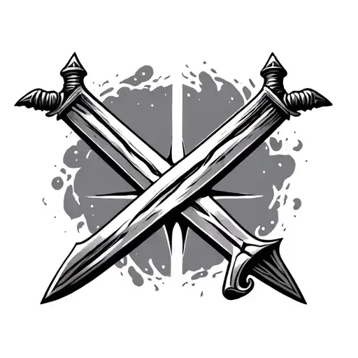2 Crossed Sword Of The Old Slavonic Theme