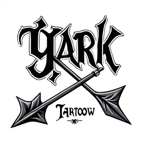 Arrow With The Inscription Yarik