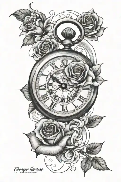 Rose Stop Watch