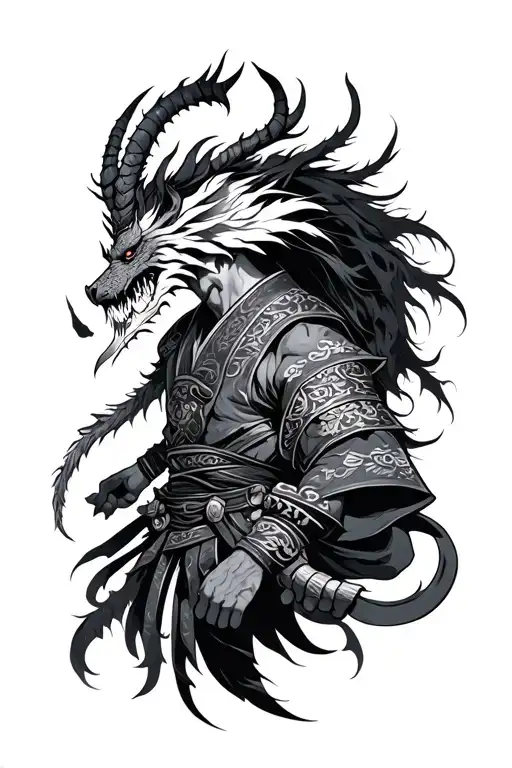 Demon Hanya And Samurai