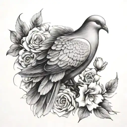 1 Of 1 At The Top Of Arm With A Dove