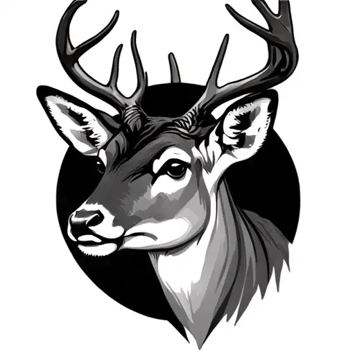Deer Head Profile Holding