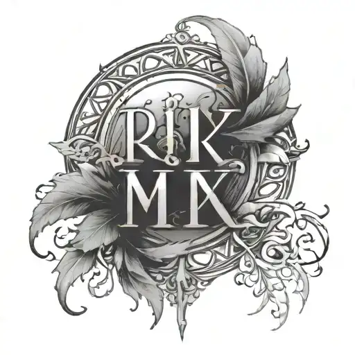 A Date In Roman Numerals Representing Rebirth Back Tattoo Male Tattoo