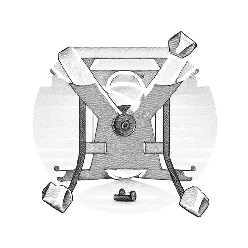 Gym Equipment With A Guitar Neck As The Barbell