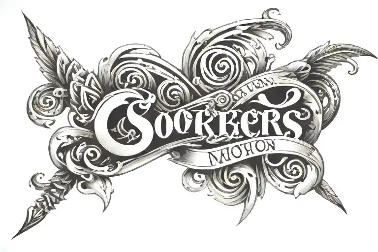 My Son Name Written Rockers Style