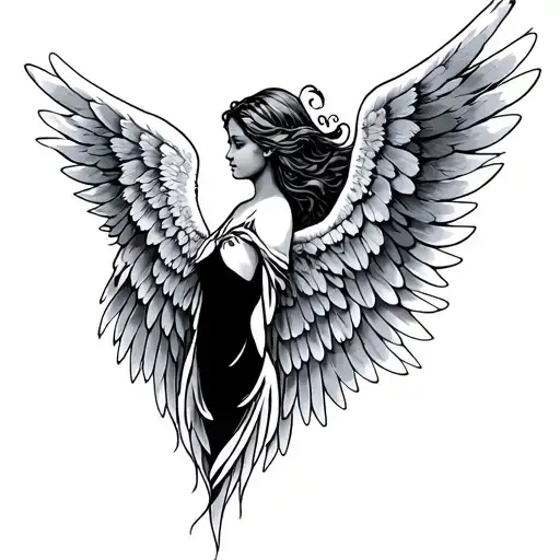 Angel Wings With Intals