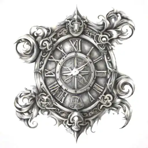 Roman Numerals And Mythology Arm Sleeve