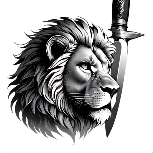 Lion Knife Cutting