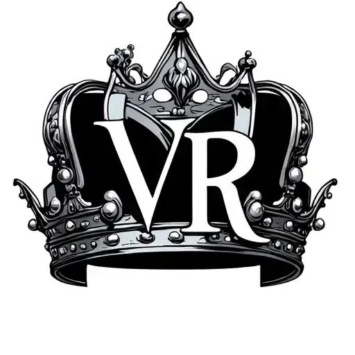 Crown Incorporated With V And R Letter