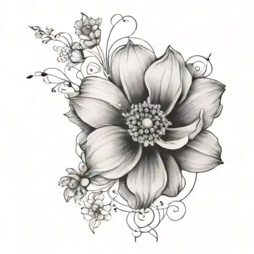 Cosmos Flower Singular