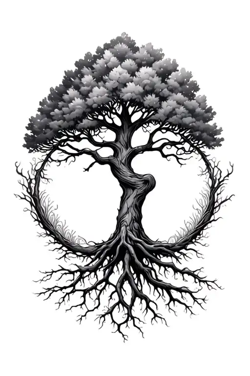 Tree Of Life With Roots